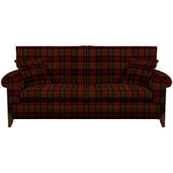 Duresta Cavendish Large Sofa, 2 Scatter Cushions, Ambleside Brick